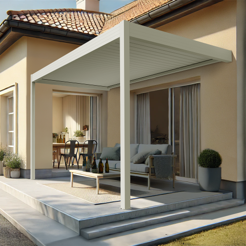 Pergola bioclimatique Xenon II perpendiculaire David Fermetures - 4