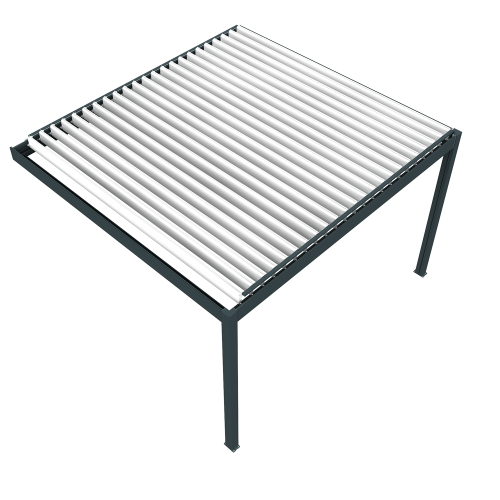Pergola bioclimatique Xenon perpendiculaire David Fermetures - 4